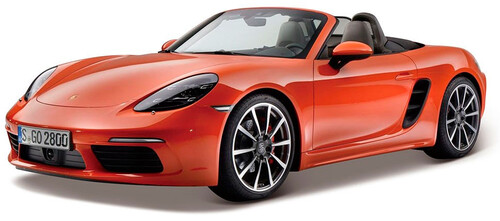 Автомобілі: Модель автомобіля Porsche 718 Boxster, Street Fire, 1:32, темно-червоний, Bburago