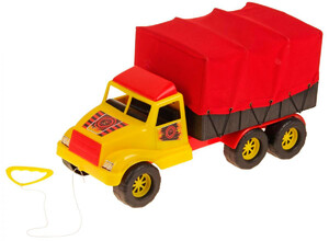 Міська та сільгосптехніка: Волант фургон военный, Желтый с красным, Maximus