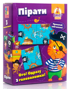 Пазлы и головоломки: Игра-головоломка Пираты (рус.), Vladi Toys