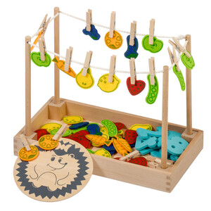 Математика и геометрия: Развивающая игрушка Ежик, Мир деревянных игрушек