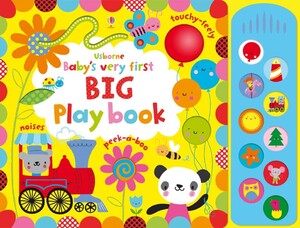 Книги для детей: Baby's very first big play book [Usborne]