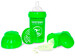 Антиколиковая бутылочка 180мл, зеленая Twistshake дополнительное фото 2.