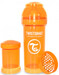 Антиколиковая бутылочка 260 мл, оранжевая Twistshake дополнительное фото 2.