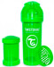 Антиколиковая бутылочка 260мл, зеленая Twistshake дополнительное фото 2.