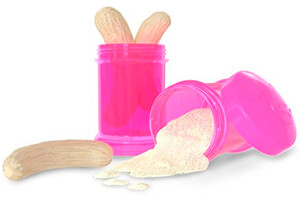 Дитячий посуд і прибори: Контейнери для їжі (2 шт. по 100 мл.), рожеві Twistshake