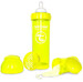 Антиколікова пляшечка 330 мл, жовта Twistshake дополнительное фото 1.