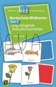 Розвивальні картки: Wortschatz-Bildkarten - Set 1 lang klingende Anlautkonsonanten