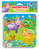 Корова и теленок, мягкие пазлы-мозаика, настольная игра, Vladi Toys