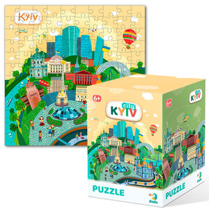 Пазлы и головоломки: Пазл city Kyiv, 120 элементов, Dodo
