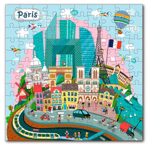 Пазли і головоломки: Пазл city Paris, 120 элементов, Dodo
