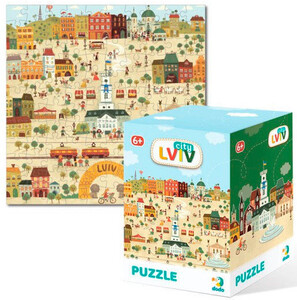 Игры и игрушки: Пазл city Lviv, 120 элементов, Dodo