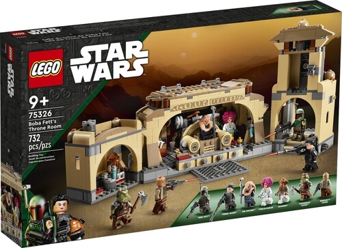 Наборы LEGO: Конструктор LEGO Star Wars Тронна зала Боби Фетта 75326