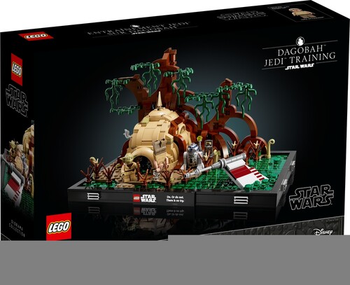 Наборы LEGO: Конструктор LEGO Star Wars Діорама тренування Джедая на Дагобі 75330