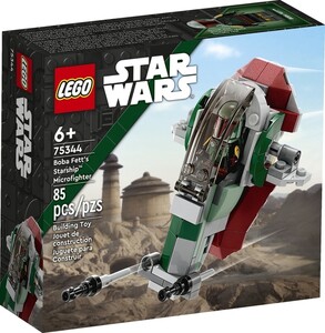 Набори LEGO: Конструктор LEGO Star Wars Мікровинищувач Зореліт Боба Фетта 75344