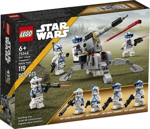 Набори LEGO: Конструктор LEGO Star Wars Бойовий загін бійців-клонів 501-го легіону 75345