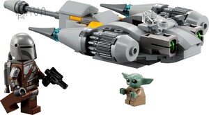 Игры и игрушки: Конструктор LEGO Star Wars Мікрофайтер Винищувача Мандалорця N-1 75363