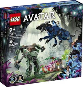 Игры и игрушки: Конструктор LEGO Avatar Нейтірі та Танатор проти Куарітча у скафандрі УМП 75571