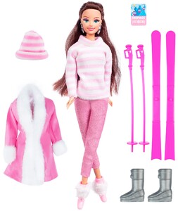 Куклы: Кукла Ася брюнетка ТМ Ася серия Зимняя красавица