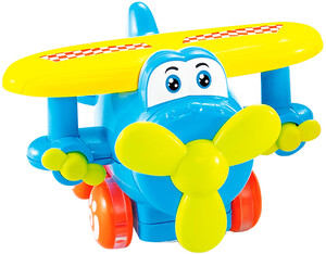 Игры и игрушки: Инерционный самолетик (голубой), BeBeLino