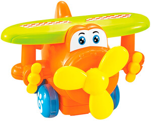 Игры и игрушки: Инерционный самолетик (оранжевый), BeBeLino