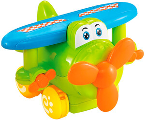Игры и игрушки: Инерционный самолетик (зеленый), BeBeLino