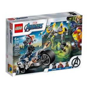Наборы LEGO: LEGO® Мстители: атака на скоростном мотоцикле (76142)