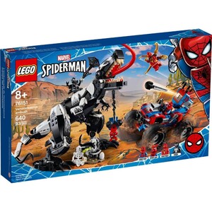 Ігри та іграшки: Конструктор LEGO Marvel Людина-Павук: Засідка на веномозавра 76151