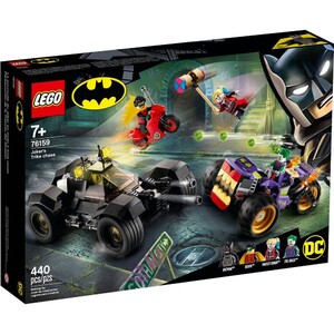 Ігри та іграшки: Конструктор LEGO Super Heroes Переслідування триколісного мотоцикла Джокера 76159