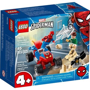 Набори LEGO: Конструктор LEGO Super Heroes Сутичка Людини-Павука і Піщаної Людини 76172