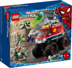 Ігри та іграшки: Конструктор LEGO Spider-Man Вантажівка-монстр Людини-Павука проти Містеріо 76174