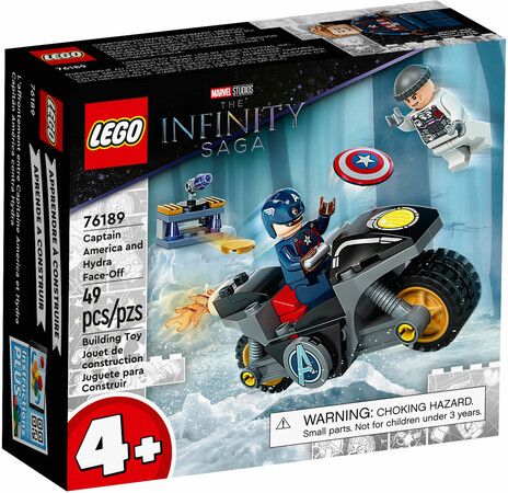 Наборы LEGO: Конструктор LEGO Marvel Битва Капитана Америка с Гидрой 76189