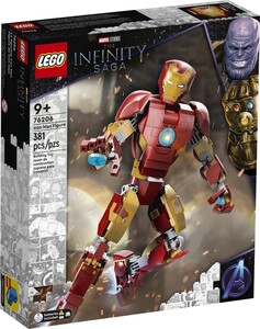 Игры и игрушки: Конструктор LEGO Super Heroes Marvel Фігурка Залізної людини 76206