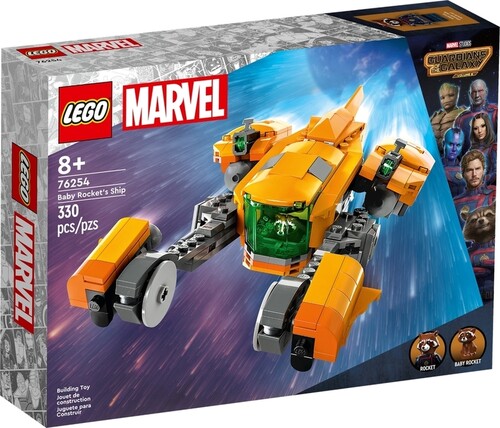 Набори LEGO: Конструктор LEGO Marvel Зореліт малюка Ракети 76254