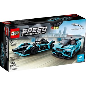Наборы LEGO: LEGO® Formula E Panasonic Jaguar Racing GEN2 car & Jaguar I-PACE eTROPHY (76898)