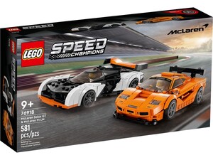 Конструктори: Конструктор LEGO Speed Champions McLaren Solus GT іMcLaren F1 LM 76918