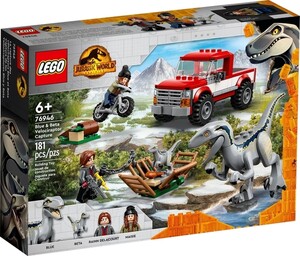 Наборы LEGO: Конструктор LEGO Jurassic World Полювання на Блу і Бета-велоцираптора 76946