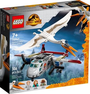 Наборы LEGO: Конструктор LEGO Jurassic World Напад кетцалькоатля на літак 76947