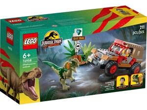 Конструктори: Конструктор LEGO Jurassic World Засідка Дилофозавра 76958