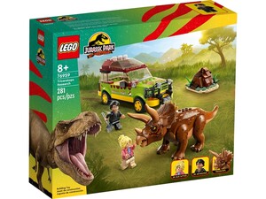 Набори LEGO: Конструктор LEGO Jurassic World Дослідження трицератопсів 76959