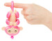 Гламурная интерактивная ручная обезьянка (розовая), Fingerlings дополнительное фото 4.