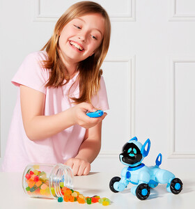 Интерактивные игрушки и роботы: Маленький щенок Чип (голубой)