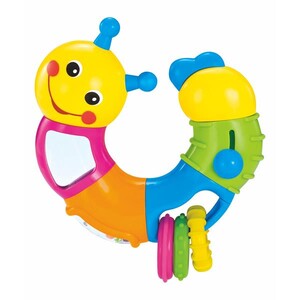 Розвивальні іграшки: Брязкальце Hola Toys Веселий черв'ячок
