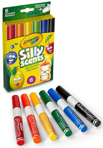 Набір Crayola з 6 ароматизованих змиваються фломастерів (58-8197)