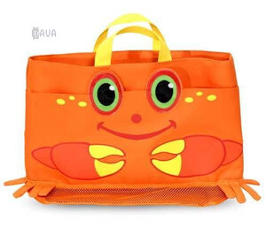 Рюкзаки, сумки, пеналы: Пляжная детская сумочка «Мистер Краб», оранжевая, Melissa & Doug