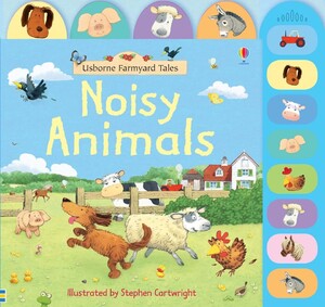 Книги про тварин: Noisy animals Usborne