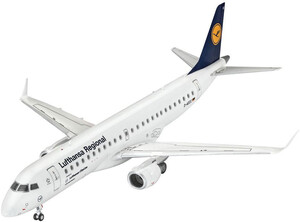 Ігри та іграшки: Збірна модель Revell Літак Embraer 190 Lufthansa (03937)