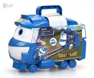 Хранение игрушек: Кейс для хранения роботов-поездов Кей, Robot Trains