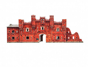 Холмские ворота, Брестская крепость Сборная модель из картона, Умная бумага