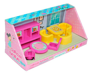 Игры и игрушки: Набор мебели для кукол (гостиная), 8 элементов, Wader