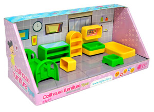 Игры и игрушки: Набор мебели для кукол (спальня), 7 элементов, Wader